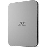 LACIE Mobile Drive V2 Portable Hard Drive - 1 TB, Silver, Silver/Grey