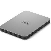 LACIE Mobile Drive V2 Portable Hard Drive - 2 TB, Silver, Silver/Grey