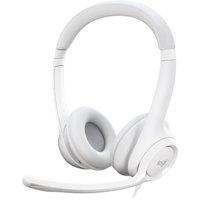 LOGITECH H390 Headset - Off-White, White