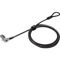 KENSINGTON Slim Combination Laptop Security Lock, Black,Silver/Grey