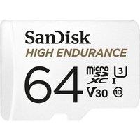 SANDISK High Endurance Class 10 microSDXC Memory Card - 64 GB