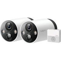 TP-LINK Tapo C420S2 2K Quad HD WiFi Security Camera Kit - 2 Cameras, White