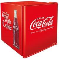 HUSKY Coca-Cola HUS-EL196 Mini Fridge - Red, Red