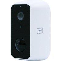 HEY! Smart External Full HD 1080p Security Camera, White