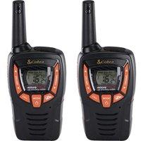 COBRA AM655 Walkie Talkie - Twin Pack, Black & Orange, Black,Orange