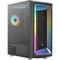 AEROCOOL Interstellar ATX Mid Tower PC Case - Black, Black