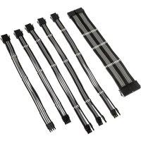 KOLINK Coreu0026tradeAdept Power Extension Cable Kit - Black & Grey