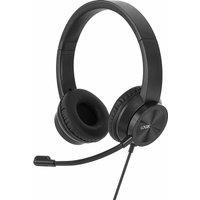LOGIK LUSBHS24 Headset - Black, Black