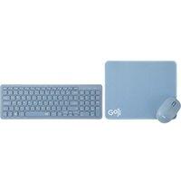 GOJI 3-in-1 Wireless Keyboard & Mouse Set - Blue