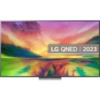 75" LG 75QNED816RE Smart 4K Ultra HD HDR QNED TV with Amazon Alexa, Silver/Grey,Blue