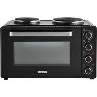 TOWER T14045 Electric Mini Oven - Black, Black