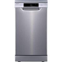 KENWOOD KDW45X23 Slimline Dishwasher - Silver, Silver/Grey
