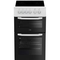 LOGIK LFTC50W23 50 cm Electric Ceramic Cooker - White, White