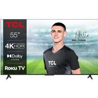 55" TCL 55RP630K Roku TV Smart 4K Ultra HD HDR LED TV, Black