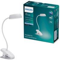 PHILIPS Donutclip DSK201 LED Desk Lamp - White