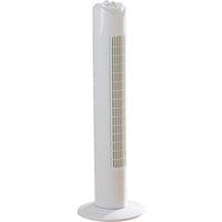 DAEWOO COL1570GE Portable Tower Fan - White, White