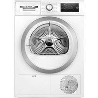 BOSCH Series 4 WTH85223GB 8 kg Heat Pump Tumble Dryer - White, White