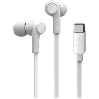 Belkin SoundForm G3H0002BTWHT Earphones with USB Type-C Connector - White, White
