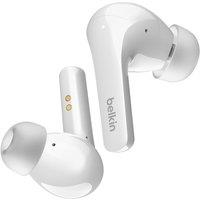 BELKIN SoundForm Flow AUC006BTWH Wireless Bluetooth Noise-Cancelling Earbuds - White, White
