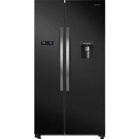 KENWOOD KSBSDB23 American-Style Fridge Freezer - Black, Black