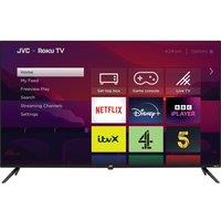 50" JVC LT-50CR530 Roku TV Smart 4K Ultra HD HDR LED TV, Black