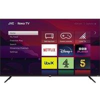 55 JVC LT-55CR530 Roku TV Smart 4K Ultra HD HDR LED TV, Black