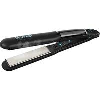 REVAMP Progloss Steamcare Ceramic Hair Straightener - Black, Black