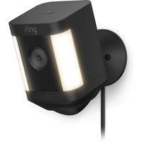 RING Spotlight Cam Plus Plug-In Full HD 1080p WiFi Security Camera - Black, Black