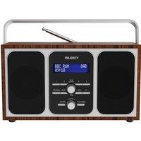 MAJORITY Girton Portable DABﱓ Retro Radio - Walnut, Brown