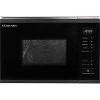 RUSSELLHOB RHBM2002DS Built-in Microwave with Grill - Dark Steel, Black