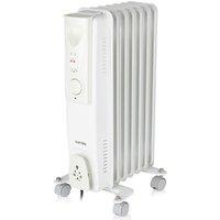 WARMLITE WL43003YW Portable Oil-Filled Radiator - White, White