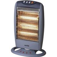 WARMLITE WL42005 Portable Halogen Heater - Grey, Silver/Grey