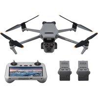 DJI Mavic 3 Pro Drone Fly More Combo with DJI RC Remote Controller - Grey, Silver/Grey