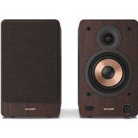 SHARP CP-SS30 Bluetooth Speaker - Brown, Brown