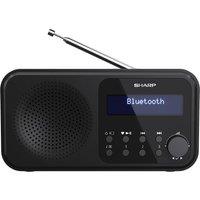 SHARP Tokyo DR-P420 Portable DAB? Bluetooth Radio - Midnight Black, Black