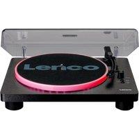 LENCO LS-50LED Belt Drive Turntable - Black, Black