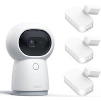 AQARA G3 2K WiFi Security Camera Hub Kit with Sensors, White