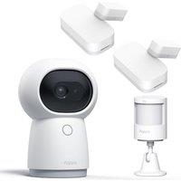 AQARA G3 HD 1296p WiFi Security Camera Hub Kit with Sensors, White