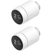 AQARA E1 Wireless Smart Radiator Thermostat - Twin Pack, White