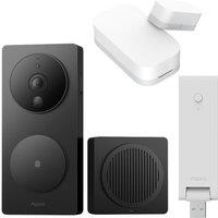 AQARA AQARA G4 Smart Video Doorbell Starter Kit with Sensor, Black