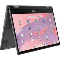 ASUS CM14 Flip 14" 2 in 1 Chromebook - MediaTek Kompanio 520, 128 GB eMMC, Grey, Silver/Grey