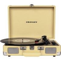 CROSLEY Cruiser Plus Belt Drive Bluetooth Turntable - Fawn White, Cream