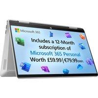 HP Pavilion x360 14-ek1550sa 14 2 in 1 Laptop - IntelU300, 128 GB SSD, Silver, Silver/Grey