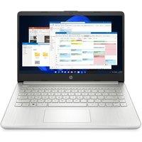 HP 14s-dq2502na 14" Refurbished Laptop - IntelPentium Gold, 128 GB SSD, Silver (Very Good Condition), Silver/Grey