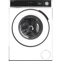 SHARP ES-NFB014DWNA-EN 10 kg 1330 Spin Washing Machine - White, White