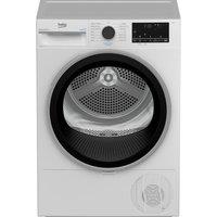 BEKO Pro B3T49241DW 9 kg Heat Pump Tumble Dryer - White, White