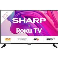 32" SHARP 1T-C32FD7KF1FB Smart HD Ready HDR LED TV, Black