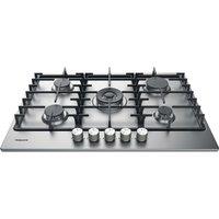 HOTPOINT PPH 75G DF IX UK 73 cm Gas Hob - Stainless Steel, Stainless Steel