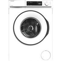 SHARP ES-NFB814BWNA-EN 8kg 1330 rpm Washing Machine - White, White