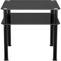 AVF SDCT6060BB Coffee Table - Black Glass